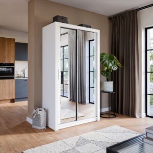 Latitude Run Alahna 2 Door Manufactured Wood Wardrobe Elegant White 215cm H X 120cm W X 60cm D Latitude Run Alahna 2 Door Manufactured Wood Wardrobe Elegant White 215cm H X 120cm W X 60cm D