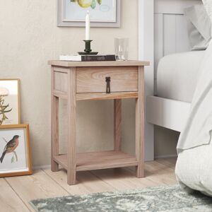Lark Manor Bastian 1 Drawer Bedside Table Light Wood 55cm H X 40cm W X 32cm D Lark Manor Bastian 1 Drawer Bedside Table Light Wood 55cm H X 40cm W X 32cm D