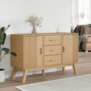 17 Stories Oyarvid 114 Cm Wide 3 Drawer Sideboard Brown 73.5cm H X 114cm W X 43cm D 17 Stories Oyarvid 114 Cm Wide 3 Drawer Sideboard Brown 73.5cm H X 114cm W X 43cm D
