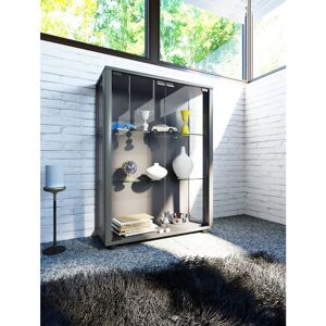 17 Stories Fratessa Curio Cabinet Grey 80cm H X 60cm W X 25cm D 17 Stories Fratessa Curio Cabinet Grey 80cm H X 60cm W X 25cm D