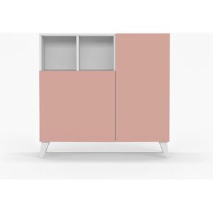 Ebern Designs 12 Pair Shoe Storage Cabinet White/Pink 12 Ebern Designs 12 Pair Shoe Storage Cabinet White/Pink 12