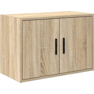 17 Stories Garage Wall Cabinet Black Engineered Wood Sonoma Oak 41cm H X 60cm W X 30cm D 17 Stories Garage Wall Cabinet Black Engineered Wood Sonoma Oak 41cm H X 60cm W X 30cm D