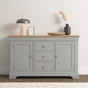 ClassicLiving Adaleya 2 Door 3 Drawer Sideboard Grey 83cm H X 139cm W X 43cm D ClassicLiving Adaleya 2 Door 3 Drawer Sideboard Grey 83cm H X 139cm W X 43cm D