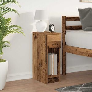 Alpen Home Vidaxl Bedside Table with Drawer Reclaimed Wood 60cm H X 20cm W X 36cm D Alpen Home Vidaxl Bedside Table with Drawer Reclaimed Wood 60cm H X 20cm W X 36cm D