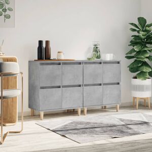 Norden Home Dave 35 Cm Wide Sideboard Concrete Grey 70cm H X 60cm W X 60cm D Norden Home Dave 35 Cm Wide Sideboard Concrete Grey 70cm H X 60cm W X 60cm D