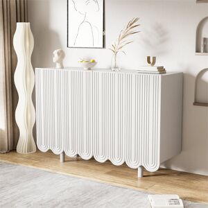 Metro Sideboard With 4 Doors White 80.5cm H X 120cm W X 37.5cm D Metro Sideboard With 4 Doors White 80.5cm H X 120cm W X 37.5cm D