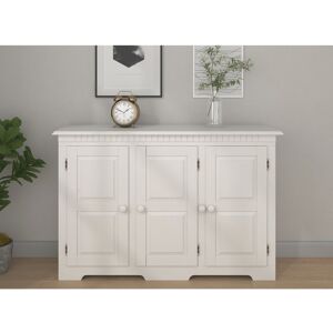 August Grove Yassine 121 Cm Wide Pine Solid Wood Sideboard White 79cm H X 121cm W X 35cm D August Grove Yassine 121 Cm Wide Pine Solid Wood Sideboard White 79cm H X 121cm W X 35cm D