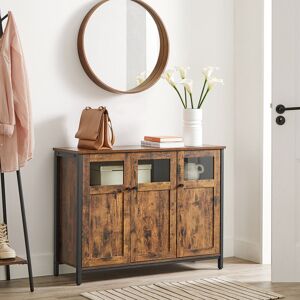 Borough Wharf Adisynne 100 Sideboard Rustic Brown/Black 75cm H X 100cm W X 35cm D Borough Wharf Adisynne 100 Sideboard Rustic Brown/Black 75cm H X 100cm W X 35cm D