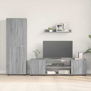 Latitude Run 4 Piece TV Cabinet Set 4 Pcs Engineered Wood Gray Sonoma 88" Latitude Run 4 Piece TV Cabinet Set 4 Pcs Engineered Wood Gray Sonoma 88"