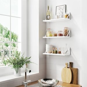 Latitude Run Wall Mounted Floating Bookshelf Set Of 3 50cm W X 20cm D Latitude Run Wall Mounted Floating Bookshelf Set Of 3 50cm W X 20cm D