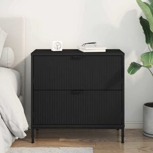 Metro Bedside Table With Drawer High Gloss White 63.5 X 36 X 61 Cm Black 61cm H X 63.5cm W X 36cm D Metro Bedside Table With Drawer High Gloss White 63.5 X 36 X 61 Cm Black 61cm H X 63.5cm W X 36cm D
