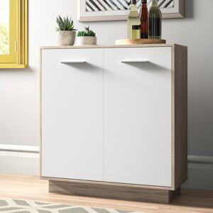 Zipcode Design Ilbert 83 Cm Wide Sideboard White/Sonoma Oak 88.1cm H X 82.9cm W X 34.2cm D Zipcode Design Ilbert 83 Cm Wide Sideboard White/Sonoma Oak 88.1cm H X 82.9cm W X 34.2cm D