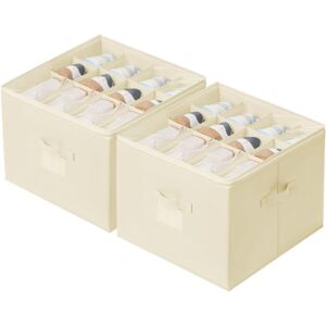 Latitude Run 2 Pack Large Shoe Storage Organisers – Holds 24–32 Pairs With Clear Lids & Label Tags – Foldable Closet Shoe Boxes For Families, Couples, Trainers, Bo Beige 24 Latitude Run 2 Pack Large Shoe Storage Organisers – Holds 24–32 Pairs With Clear Lids & Label Tags – Foldable Closet Shoe Boxes For Families, Couples, Trainers, Bo Beige 24