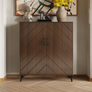 George Oliver Rectangle Accent Chest Brown 116cm H X 100cm W X 38cm D George Oliver Rectangle Accent Chest Brown 116cm H X 100cm W X 38cm D