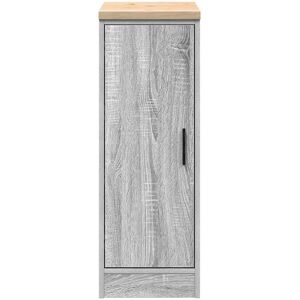 Lily Manor Solid Wood Single Storage Cabinet ( 85cm H x 30cm W x 51cm D) Grey Sonoma 85cm H X 30cm W X 51cm D Lily Manor Solid Wood Single Storage Cabinet ( 85cm H x 30cm W x 51cm D) Grey Sonoma 85cm H X 30cm W X 51cm D