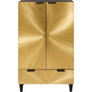 Fairmont Park TV Stand for TVs up to 28" Black;Gold 100cm H X 100cm W X 60cm D Fairmont Park TV Stand for TVs up to 28" Black;Gold 100cm H X 100cm W X 60cm D