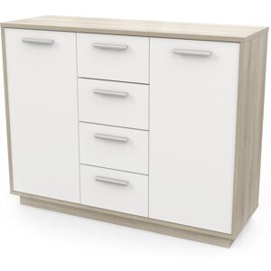 Ebern Designs Birkley 2 - Door Cabinet White 84.1cm H X 113.1cm W X 36.3cm D Ebern Designs Birkley 2 - Door Cabinet White 84.1cm H X 113.1cm W X 36.3cm D