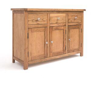 Alpen Home Rivard 120 Cm Wide 3 Drawer Sideboard Light wood 80cm H X 120cm W X 40cm D Alpen Home Rivard 120 Cm Wide 3 Drawer Sideboard Light wood 80cm H X 120cm W X 40cm D