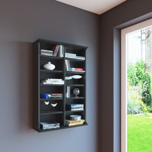 Latitude Run Multimedia Storage Rack Black 91cm H X 60cm W X 18cm D Latitude Run Multimedia Storage Rack Black 91cm H X 60cm W X 18cm D