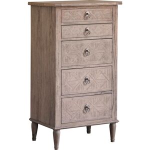 Fleur De Lis Living Colella 5 Drawer Chest Ash 60cm H X 115cm W X 45cm D Fleur De Lis Living Colella 5 Drawer Chest Ash 60cm H X 115cm W X 45cm D