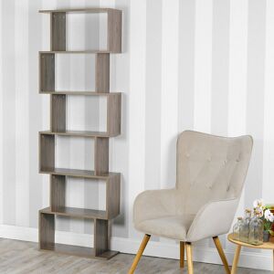 Ebern Designs Tatom Bookcase Oak 190.5cm H X 60cm W X 24cm D Ebern Designs Tatom Bookcase Oak 190.5cm H X 60cm W X 24cm D