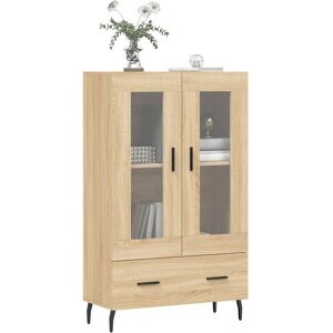 17 Stories Makamae 69.5cm Wide 1 Drawer Highboard Sonoma Oak 115cm H X 69.5cm W X 31cm D 17 Stories Makamae 69.5cm Wide 1 Drawer Highboard Sonoma Oak 115cm H X 69.5cm W X 31cm D