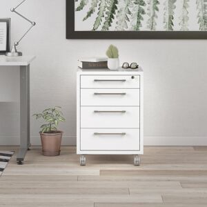 Ebern Designs Eggen 4 Drawer Filing Cabinet White 68.2cm H X 48.2cm W X 49.1cm D Ebern Designs Eggen 4 Drawer Filing Cabinet White 68.2cm H X 48.2cm W X 49.1cm D