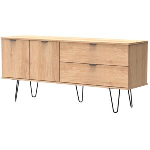 Corrigan Studio Fully Assembled Menifee 79 Cm Wide 2 Drawer Sideboard Oak 76cm H X 79cm W X 40cm D Corrigan Studio Fully Assembled Menifee 79 Cm Wide 2 Drawer Sideboard Oak 76cm H X 79cm W X 40cm D