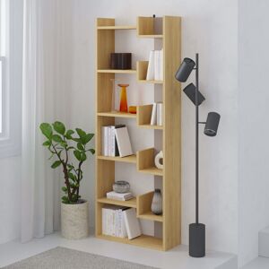 Zipcode Design Kara 5-Tier Freestanding Bookcase for Home and Office Storage Brown 162cm H x 69cm W x 22cm D Zipcode Design Kara 5-Tier Freestanding Bookcase for Home and Office Storage Brown 162cm H x 69cm W x 22cm D