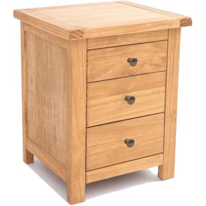 Three Posts Genesee 3 Drawer Bedside Table Nautural 56cm H X 45cm W X 40cm D Three Posts Genesee 3 Drawer Bedside Table Nautural 56cm H X 45cm W X 40cm D