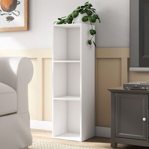 17 Stories Multimedia Storage Rack White 115cm H X 34cm W X 29cm D 17 Stories Multimedia Storage Rack White 115cm H X 34cm W X 29cm D