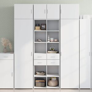 Latitude Run Storage Cabinet 70X42.5X225 Cm Engineered Wood White 225cm H X 70cm W X 42.5cm D Latitude Run Storage Cabinet 70X42.5X225 Cm Engineered Wood White 225cm H X 70cm W X 42.5cm D