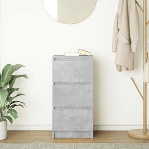 Latitude Run Sideboard 37.5X35x76 Cm Engineered Wood Concrete Grey 76cm H X 37.5cm W X 35cm D Latitude Run Sideboard 37.5X35x76 Cm Engineered Wood Concrete Grey 76cm H X 37.5cm W X 35cm D