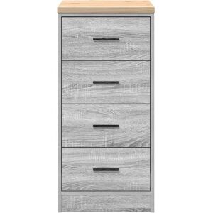 Fleur De Lis Living Garage Storage Cabinet Artisan Oak 40X51x85 Cm Solid Wood Pine Grey Sonoma 85cm H X 40cm W X 51cm D Fleur De Lis Living Garage Storage Cabinet Artisan Oak 40X51x85 Cm Solid Wood Pine Grey Sonoma 85cm H X 40cm W X 51cm D