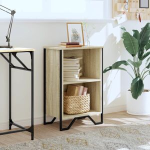 17 Stories Bookcase 31 Cm Engineered Wood Sonoma Oak (2 Shelves) 74.5cm H x 50cm W x 31cm D 17 Stories Bookcase 31 Cm Engineered Wood Sonoma Oak (2 Shelves) 74.5cm H x 50cm W x 31cm D