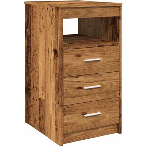 Alpen Home Vidaxl drawer cabinet made of artisan oak wood, 40 x 50 x 76cm Reclaimed Wood 76cm H X 40cm W X 50cm D Alpen Home Vidaxl drawer cabinet made of artisan oak wood, 40 x 50 x 76cm Reclaimed Wood 76cm H X 40cm W X 50cm D