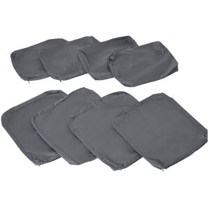Dakota Fields Jacobo Conversation Set Cover Grey 37cm H X 57.5cm W X 54cm D Dakota Fields Jacobo Conversation Set Cover Grey 37cm H X 57.5cm W X 54cm D