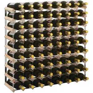 Alpen Home Almon 72 Bottle Wall Mounted Wine Rack Beige 80cm H X 80cm W X 22.5cm D Alpen Home Almon 72 Bottle Wall Mounted Wine Rack Beige 80cm H X 80cm W X 22.5cm D