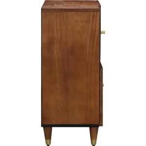 World Menagerie Sideboard With Shelf Brown 80 X 33.5 X 75 Cm Solid Mango Wood Brown 75cm H X 80cm W X 33.5cm D World Menagerie Sideboard With Shelf Brown 80 X 33.5 X 75 Cm Solid Mango Wood Brown 75cm H X 80cm W X 33.5cm D