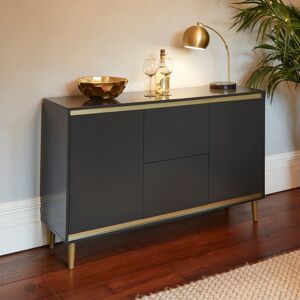 Fairmont Park Bellandra ILIANA 135cm Sideboard Charcoal Grey 85.5cm H X 135cm W X 40cm D Fairmont Park Bellandra ILIANA 135cm Sideboard Charcoal Grey 85.5cm H X 135cm W X 40cm D
