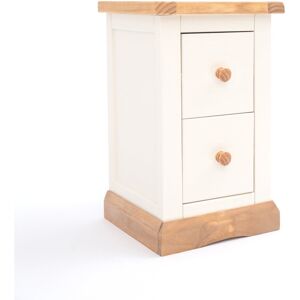 Three Posts Pittsford 2 Drawer Bedside Table Wood Knob/Off-White 56cm H X 35cm W X 32cm D Three Posts Pittsford 2 Drawer Bedside Table Wood Knob/Off-White 56cm H X 35cm W X 32cm D
