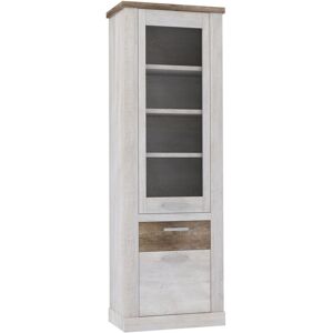 Gracie Oaks Nuzzo China Cabinet Pinia White 212cm H X 41.3cm D Gracie Oaks Nuzzo China Cabinet Pinia White 212cm H X 41.3cm D