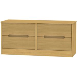 17 Stories Fully Assembled Vernon 4 Drawer Chest Modern Oak/Modern Oak 50.5cm H X 112cm W X 41.5cm D 17 Stories Fully Assembled Vernon 4 Drawer Chest Modern Oak/Modern Oak 50.5cm H X 112cm W X 41.5cm D