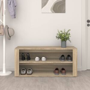 Alpen Home Shoe Rack Gray Sonoma 100 X 35 x 45 Cm Engineered wood Wood 8 Alpen Home Shoe Rack Gray Sonoma 100 X 35 x 45 Cm Engineered wood Wood 8
