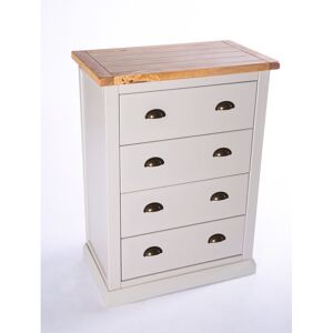 House of Hampton Dwayne 4 Drawer Chest Grey/Brass 95cm H X 70cm W X 40cm D House of Hampton Dwayne 4 Drawer Chest Grey/Brass 95cm H X 70cm W X 40cm D