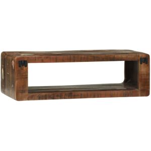 Marlow Home Co. TV Cabinet With Shelf With Storage Solid Mango Wood Multicolour 25cm H x 80cm L x 32cm W Marlow Home Co. TV Cabinet With Shelf With Storage Solid Mango Wood Multicolour 25cm H x 80cm L x 32cm W