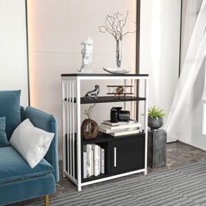Fairmont Park Letos 80cm H x 60cm W Standard Bookcase Anthracite/White 80cm H X 60cm W X 29.6cm D Fairmont Park Letos 80cm H x 60cm W Standard Bookcase Anthracite/White 80cm H X 60cm W X 29.6cm D