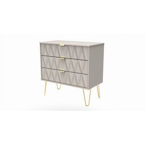 Etta Avenue Fully Assembled Cerys 3 Drawer 76.5Cm W Chest of Drawers Sand 74cm H X 76.5cm W X 39.5cm D Etta Avenue Fully Assembled Cerys 3 Drawer 76.5Cm W Chest of Drawers Sand 74cm H X 76.5cm W X 39.5cm D