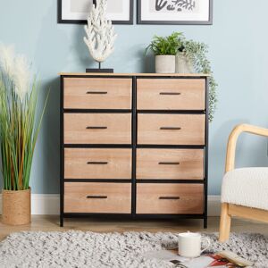 Borough Wharf Saronno 8 Drawer Compact Modern Storage Chest 80cm Wide Brown 82.2cm H X 80cm W X 30cm D Borough Wharf Saronno 8 Drawer Compact Modern Storage Chest 80cm Wide Brown 82.2cm H X 80cm W X 30cm D