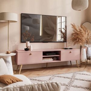 George Oliver Connerville Harmony TV Stand for TVs up to 65" Naturally Pink 65" George Oliver Connerville Harmony TV Stand for TVs up to 65" Naturally Pink 65"